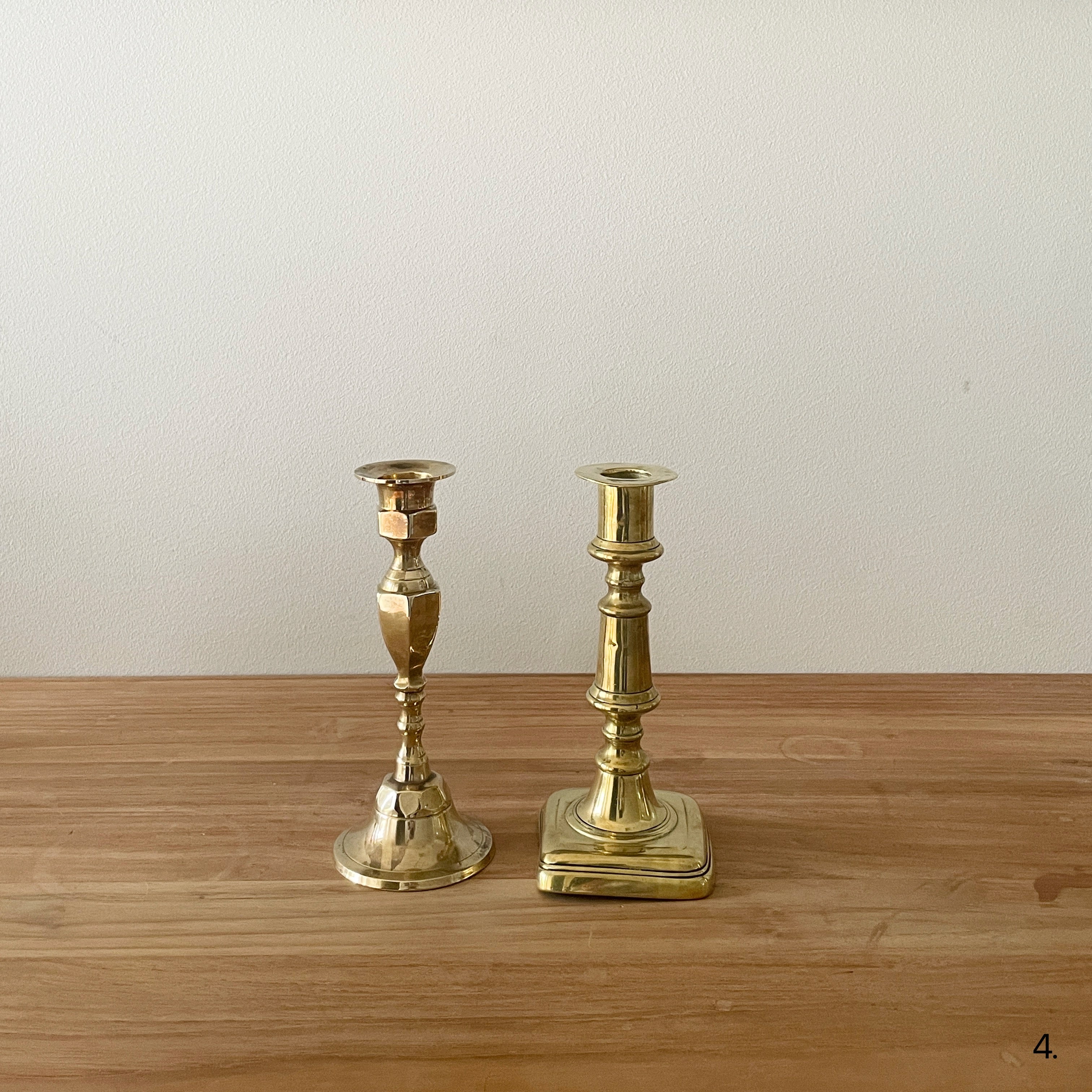 Antique Brass Candlesticks (Assorted)
